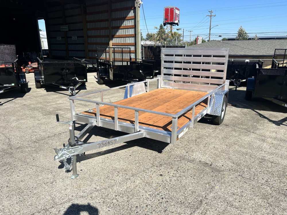 12' x6' 6" Continental Cargo Continental Cargo CCOA6512SA Aluminum Utility Trailer 2.9K