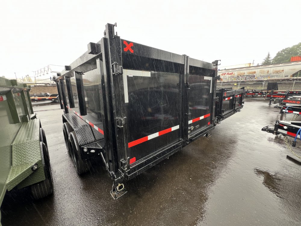 2025 MAXX-D DJX - 8 INCH 15LB I-BEAM DUMP TRAILER 4 ft sides