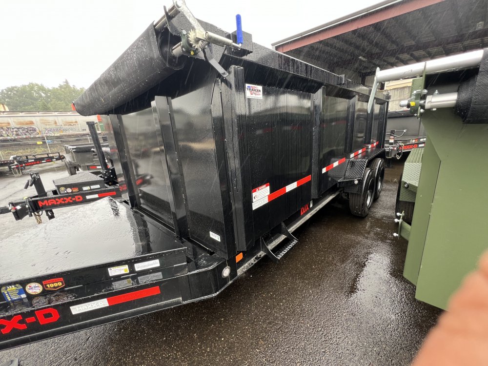 2025 MAXX-D DJX - 8 INCH 15LB I-BEAM DUMP TRAILER 4 ft sides