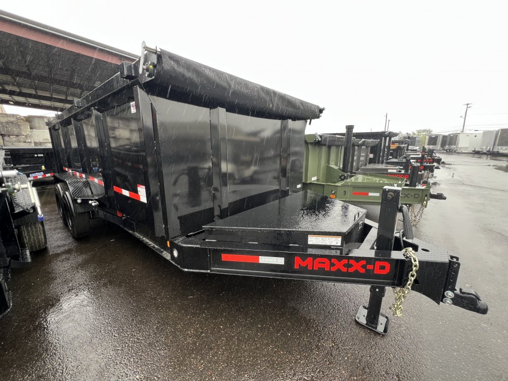 2025 MAXX-D DJX - 8 INCH 15LB I-BEAM DUMP TRAILER 4 ft sides