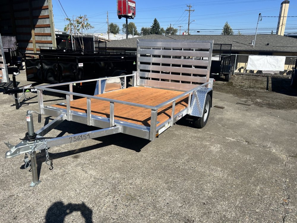 2026 10' x6' 6" Continental Cargo Continental Cargo CCOA6510SA Aluminum Utility Trailer 2.9K