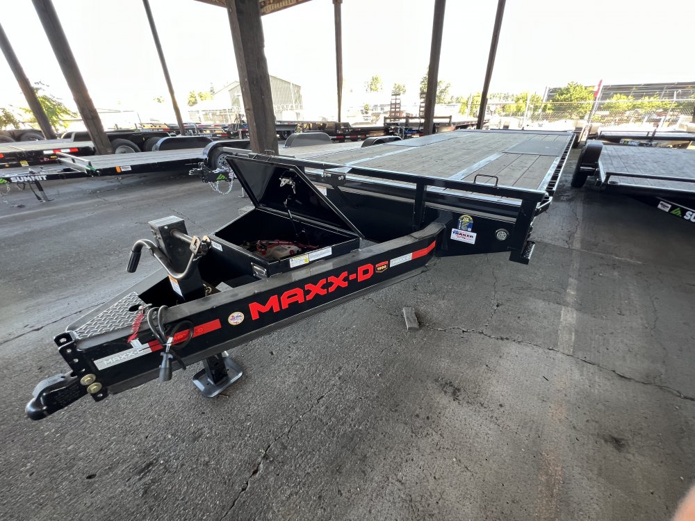 2025 22' x MAXX-D TOX - 8 INCH 10LB I-BEAM POWER TILT DECKOVER 14K