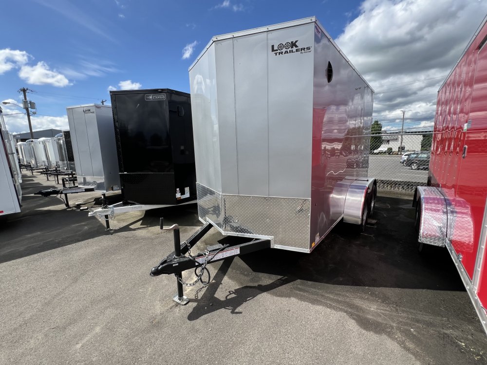 2025 12' x6' Look Trailers ST DLX V-Nosed 7K