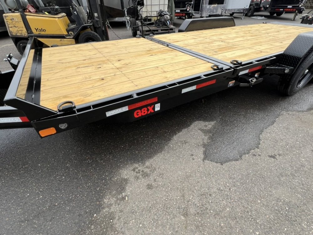 2026 22' x7' MAXX-D G8X 8" GRAVITY EQUIPMENT TILT TRAILER 17.5K