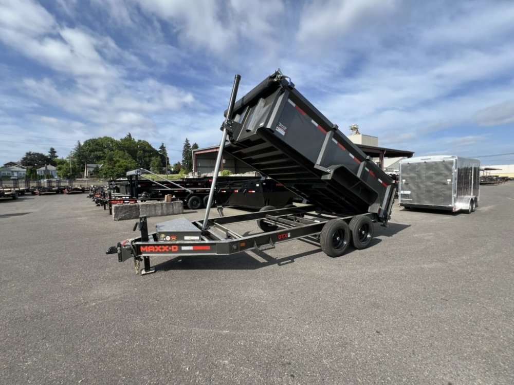 2025 14' x7' MAXX-D DTX - 8 INCH 15LB I-BEAM Telescoping Dump 17.5K