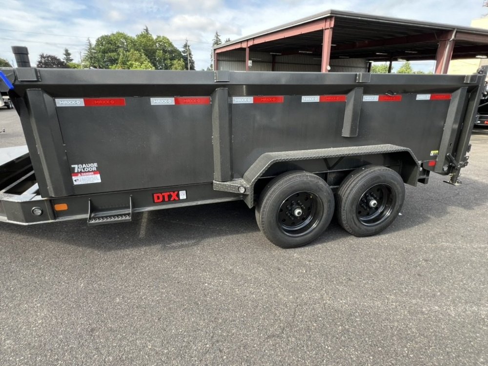 2025 14' x7' MAXX-D DTX - 8 INCH 15LB I-BEAM Telescoping Dump 17.5K