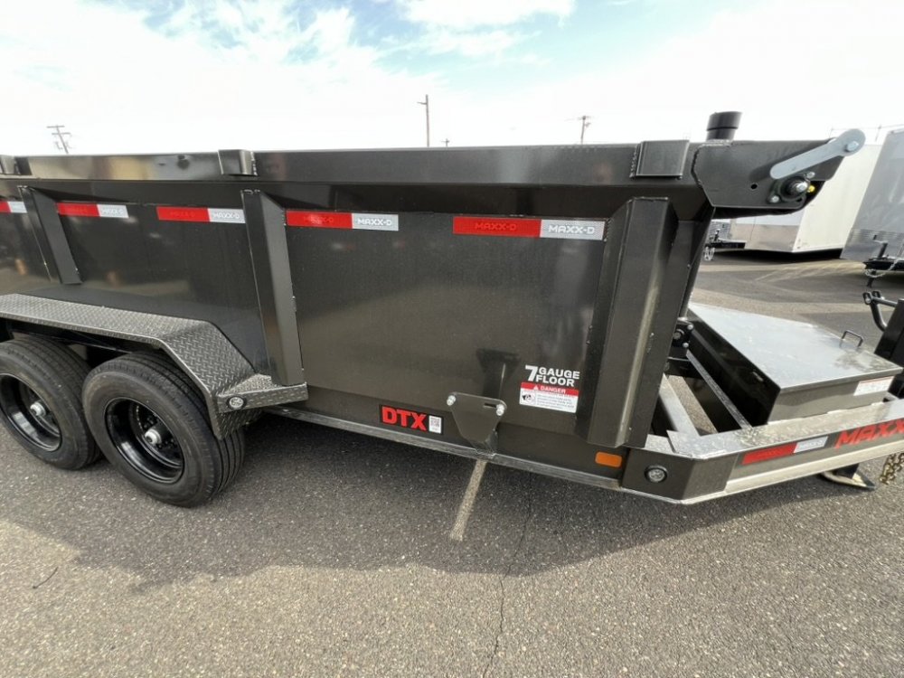 2025 14' x7' MAXX-D DTX - 8 INCH 15LB I-BEAM Telescoping Dump 17.5K