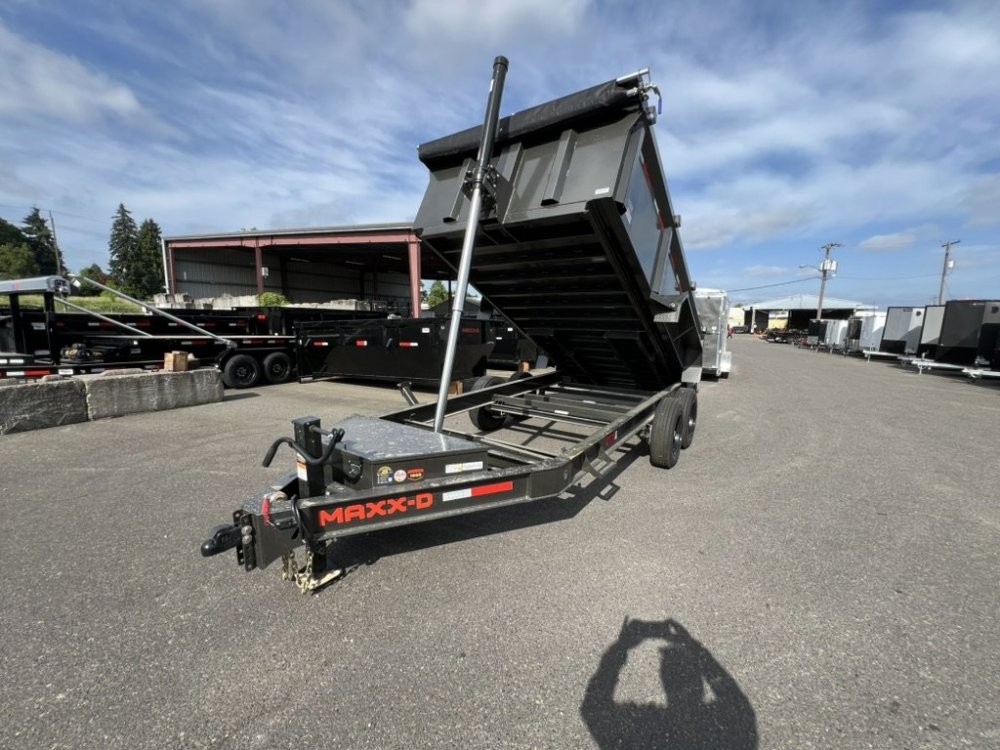 2025 14' x7' MAXX-D DTX - 8 INCH 15LB I-BEAM Telescoping Dump 17.5K