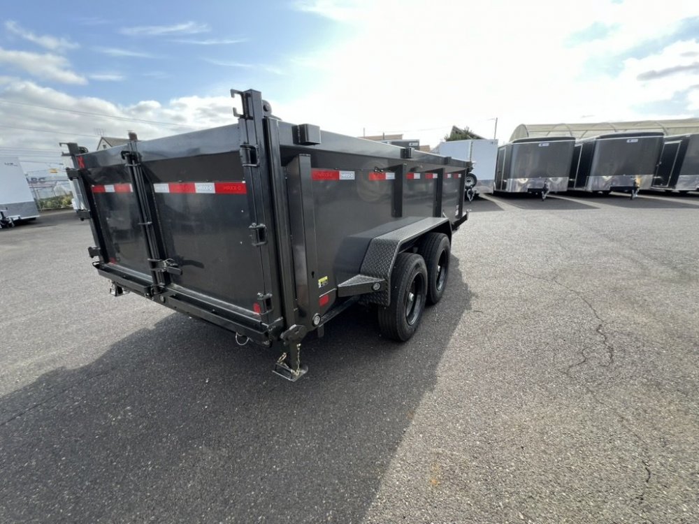 2025 14' x7' MAXX-D DTX - 8 INCH 15LB I-BEAM Telescoping Dump 17.5K