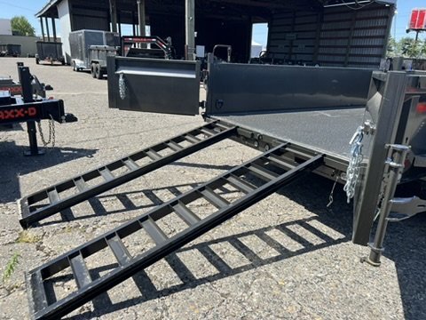 2026 7' X 14' MAXX-D DJX - 8 INCH 15LB I-BEAM DUMP TRAILER 14K Gray