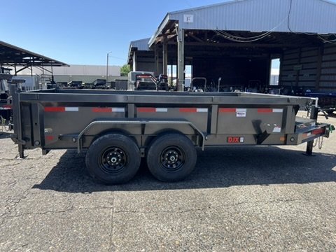 2026 7' X 14' MAXX-D DJX - 8 INCH 15LB I-BEAM DUMP TRAILER 14K Gray