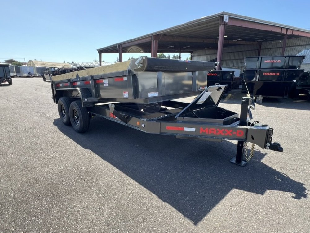 2027 Maxx-D DKX 7' x 14' Dump 14K 2' Wood/Steel Sides
