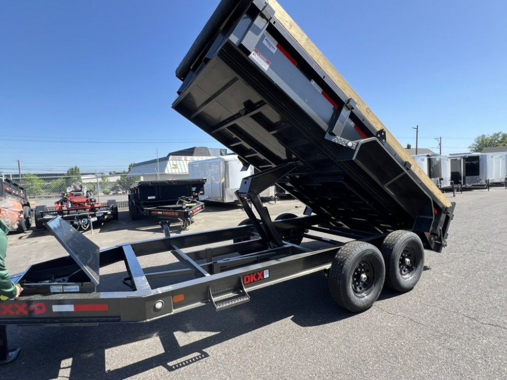 2027 Maxx-D DKX 7' x 14' Dump 14K 2' Wood/Steel Sides