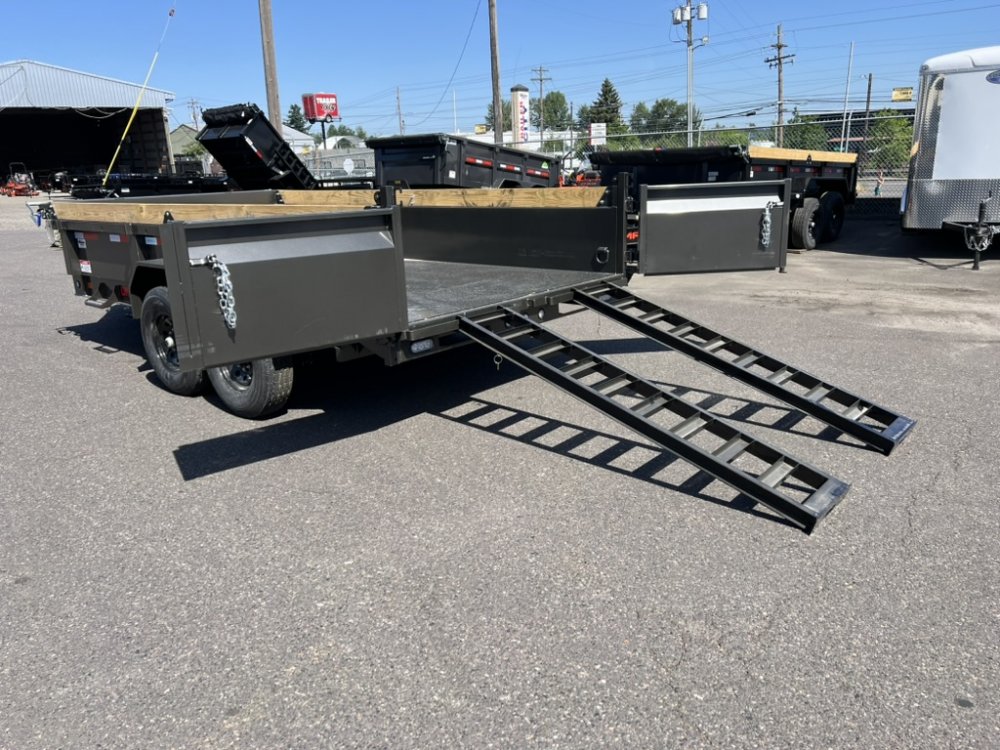 2025 MAXX-D DKX 7' x 14' Dump 14K 2' Wood/Steel Sides