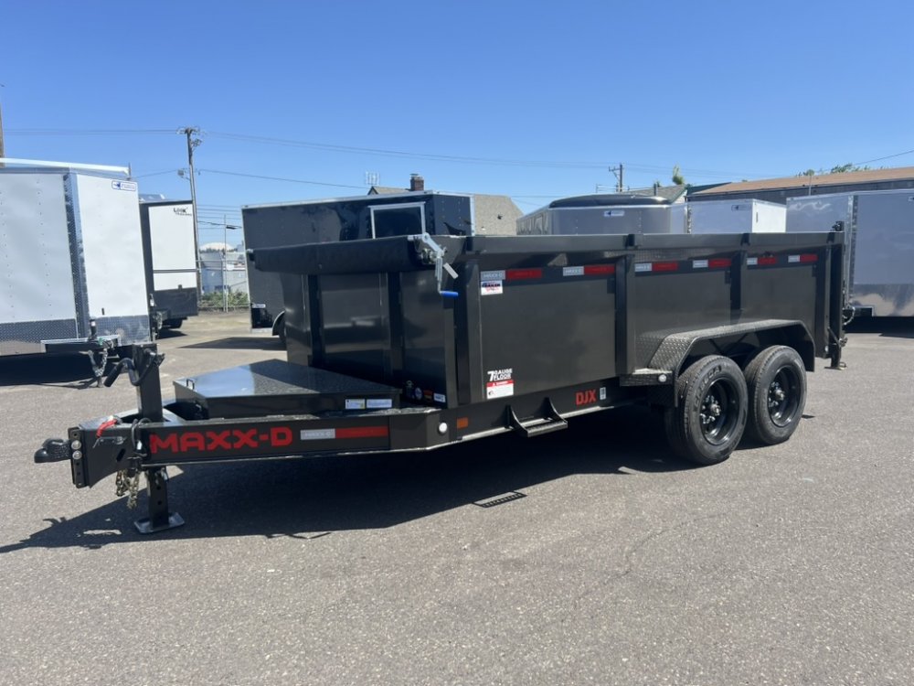 2025 MAXX-D DJX - 8 INCH 15LB I-BEAM DUMP TRAILER
