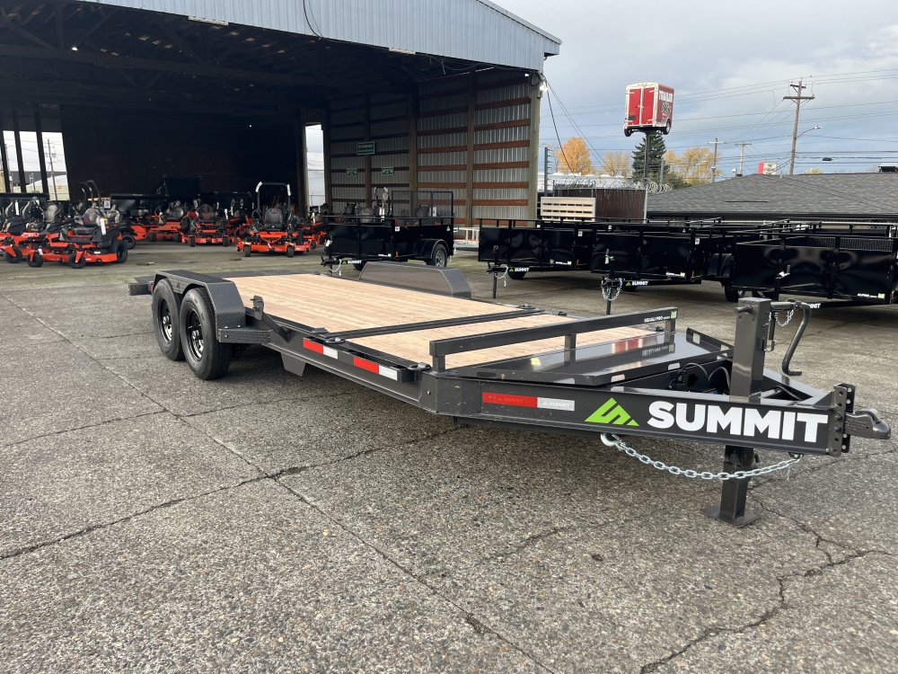 2026 7' X 20' Summit Denali Pro 8" I-Beam Split Tilt 14K