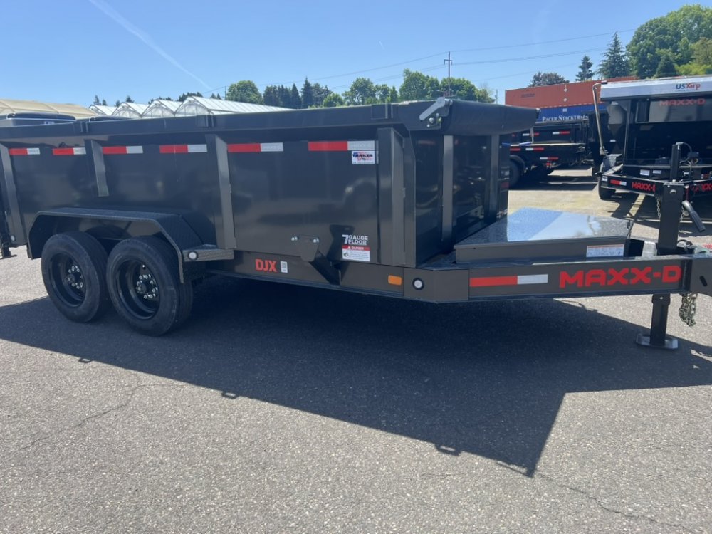 2025 MAXX-D DJX 7' x 14' Dump 17.5K with 3' Sides