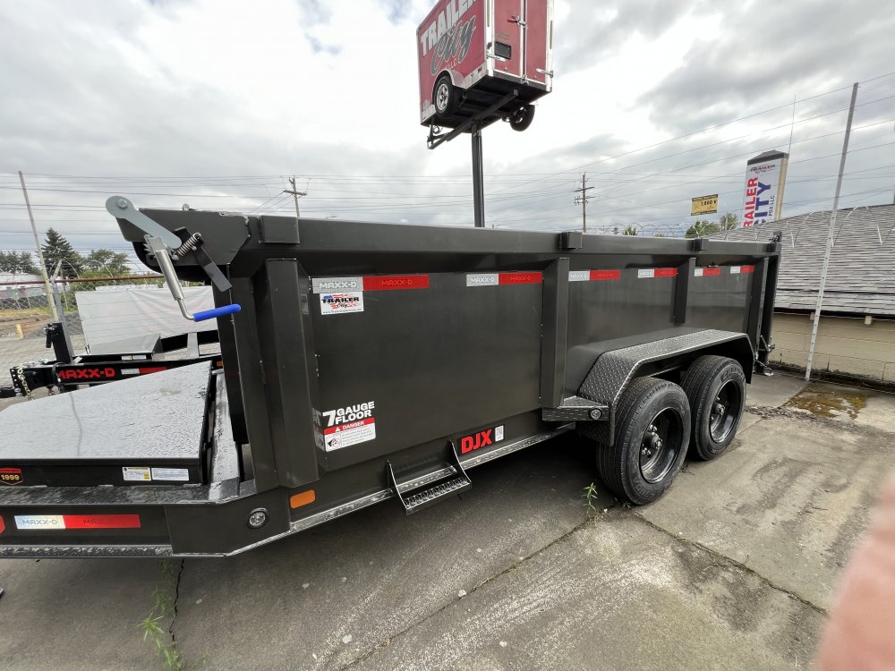 2025 MAXX-D DJX - 8 INCH 15LB I-BEAM DUMP TRAILER