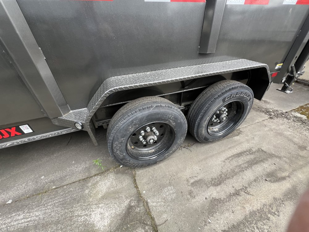 2025 MAXX-D DJX - 8 INCH 15LB I-BEAM DUMP TRAILER