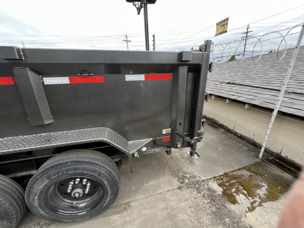 2025 MAXX-D DJX - 8 INCH 15LB I-BEAM DUMP TRAILER