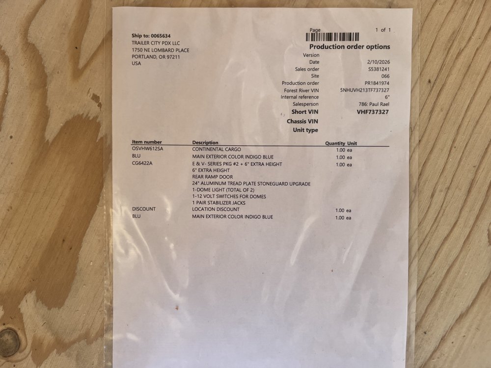 2026 12' x6' Continental Cargo VHW V-Series Wedge 2.9K