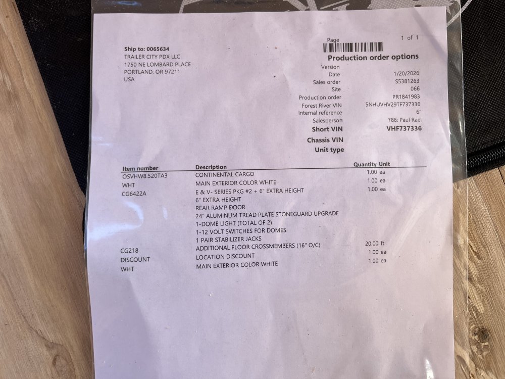 2026 20' x8' 6" Continental Cargo Continental Cargo VHW V-Series Wedge 10K