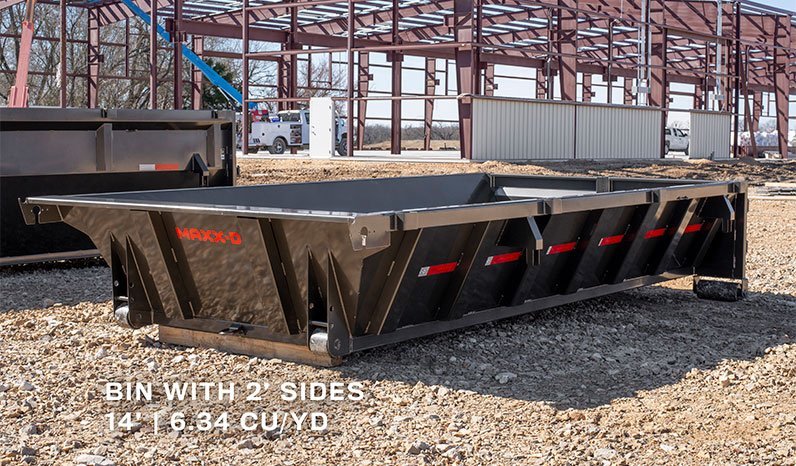 2026 14' x7' MAXX-D ROX - Roll-Off Dumpster Trailer 17.5K
