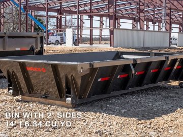 2026 14' x7' MAXX-D ROX - Roll-Off Dumpster Trailer 17.5K