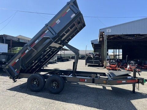 2026 7' X 14' MAXX-D DJX - 8 INCH 15LB I-BEAM DUMP TRAILER 14K Gray