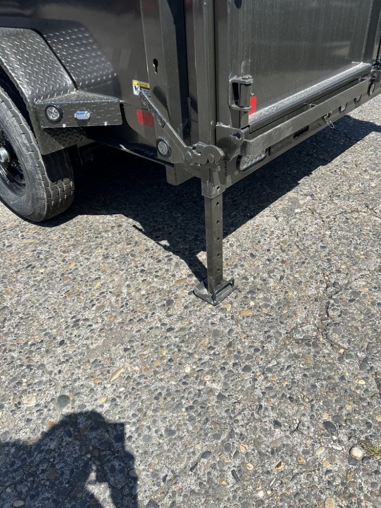 2026 7' X 14' MAXX-D DJX - 8 INCH 15LB I-BEAM DUMP TRAILER 14K Gray