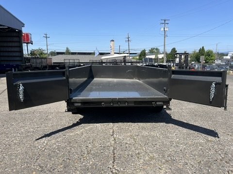 2026 7' X 14' MAXX-D DJX - 8 INCH 15LB I-BEAM DUMP TRAILER 14K Gray