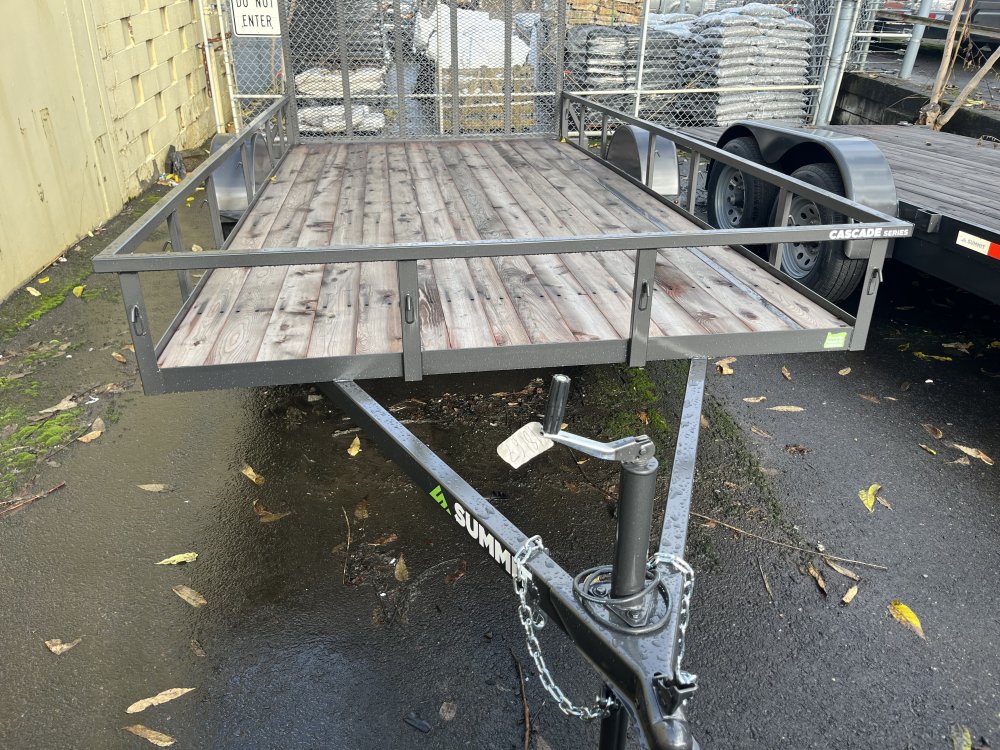 2026 7' x 14' Summit Cascade Fender High Rails Open Utility 2.9K