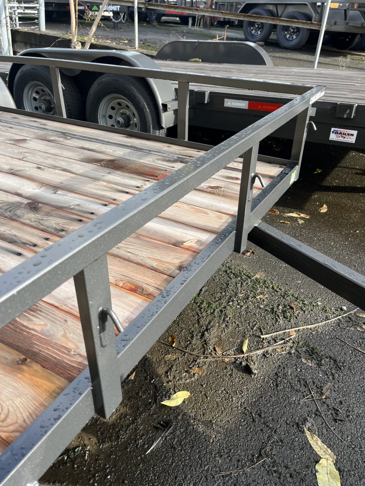 2026 7' x 14' Summit Cascade Fender High Rails Open Utility 2.9K