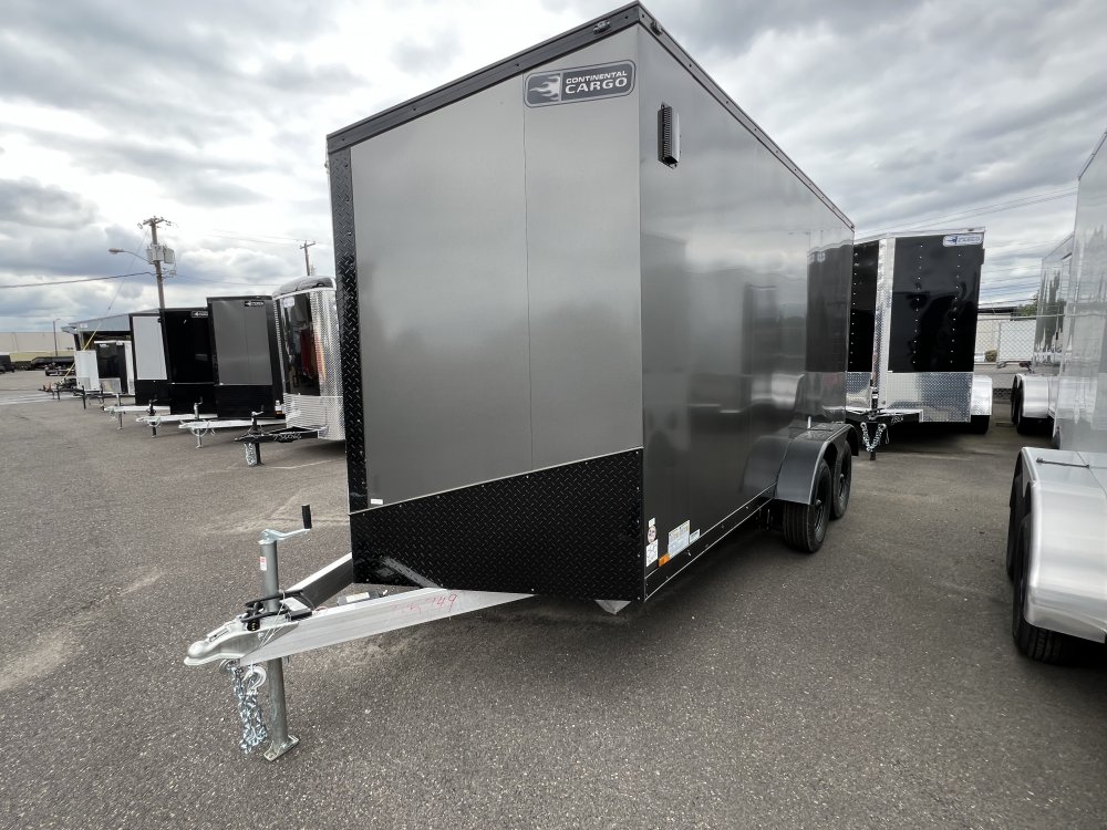 2025 14' x7' Continental Cargo CCN Aluminum VHW V-Series Wedge 7K