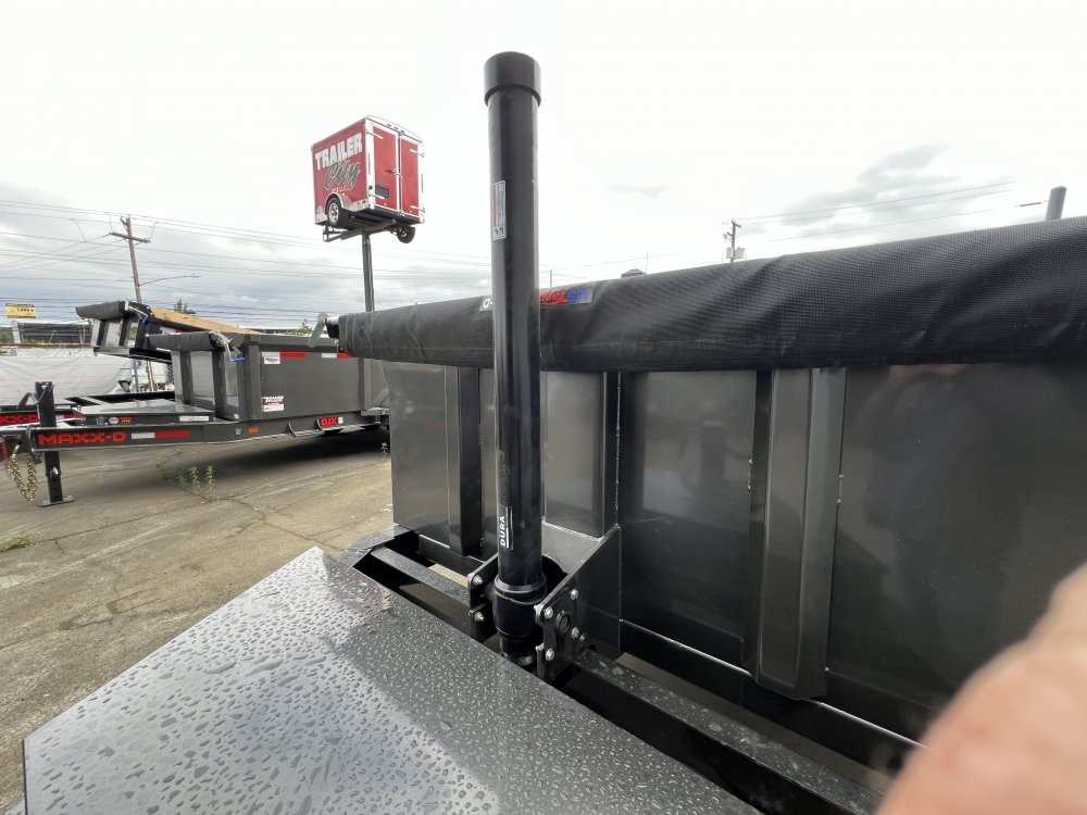 2025 16' x7' MAXX-D DTX - 8 INCH 15LB I-BEAM Telescoping Dump 17.5K