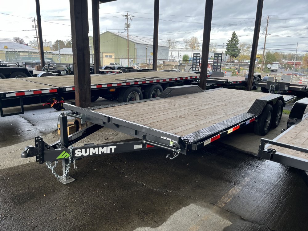 2026 20' x7' Cascade Flatbed 10K W/Drive Over Fenders