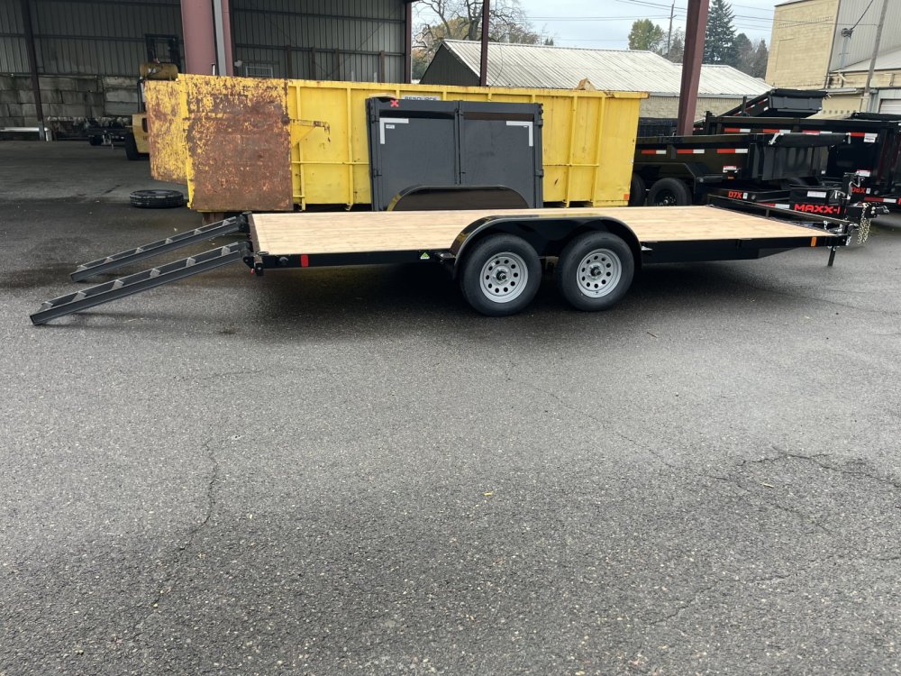 2026 7' X 16' Summit 7K Flatbed - Removable Fenders