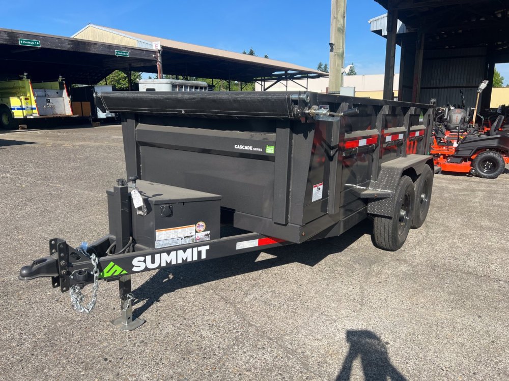 2025 Summit Cascade 6' x 12' Dump 14K with 30" Sides