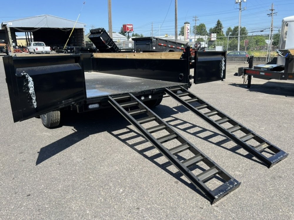 2027 Maxx-D DKX 7' x 14' Dump 14K 2' Wood/Steel Sides