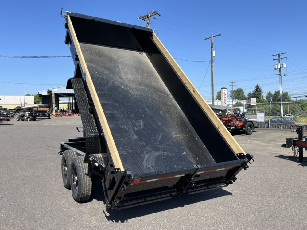 2027 Maxx-D DKX 7' x 14' Dump 14K 2' Wood/Steel Sides