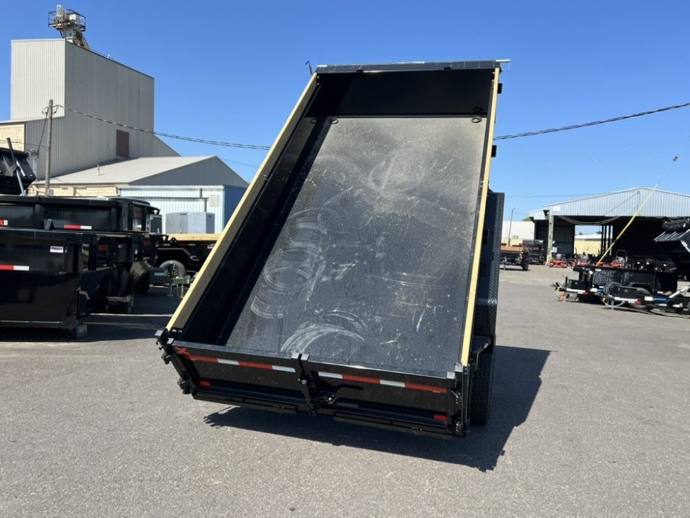 2027 Maxx-D DKX 7' x 14' Dump 14K 2' Wood/Steel Sides