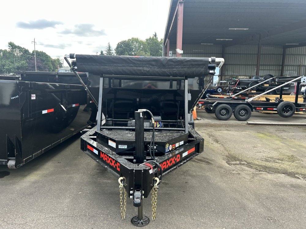 2026 14' x7' Maxx-D ROX - Roll-Off Dumpster Trailer 14K