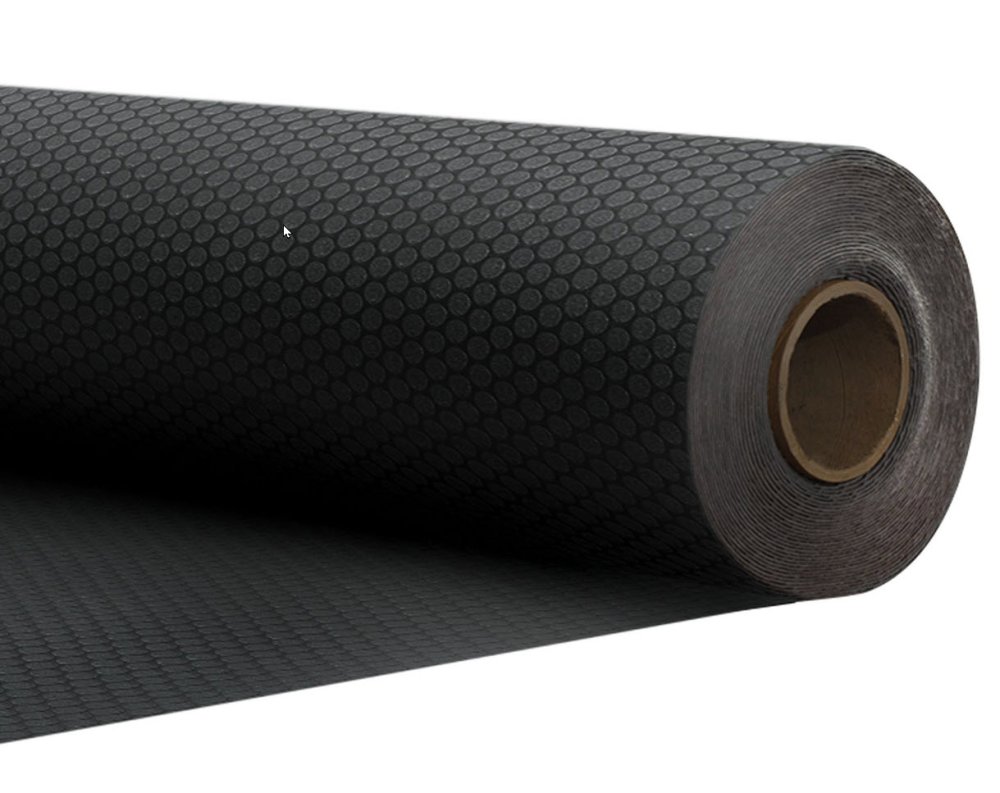 Nickel Pattern RV Flooring Black