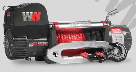 8K Gladiator 12v Electric Winch - Synthetic Rope