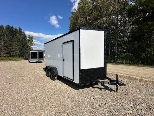 2026 QUALITY CARGO 7X14 ENCLOSED TRAILER BLACKOUT EXTRA HEIGHT