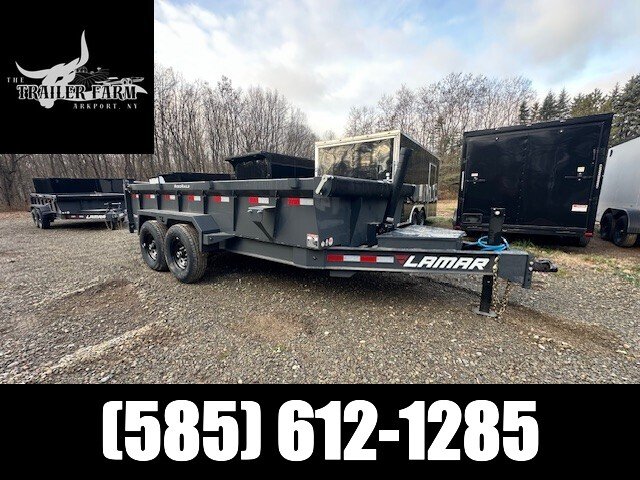 2026 LAMAR TRAILERS 7X14 DUMP TRAILER "TELESCOPIC CYLINDER"