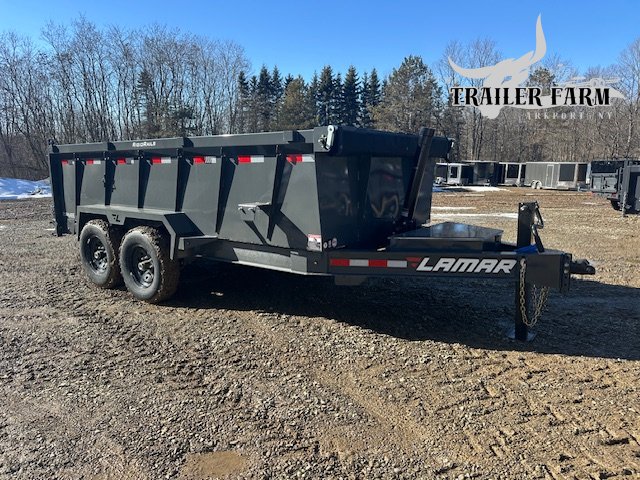 2026 LAMAR TRAILERS 7X14 DUMP TRAILER "TELESCOPIC CYLINDER" 3' WALL