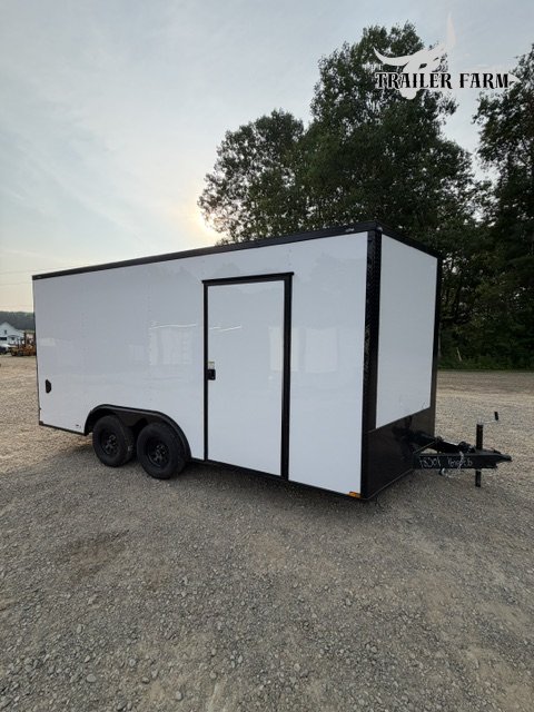 2026 QUALITY CARGO 8.5X16 ENCLOSED TRAILER WITH EXTRA HEIGHT & BLACKOUT PACKAGE