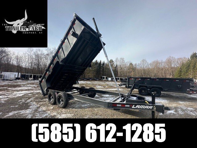 2026 LAMAR TRAILERS 7X16 DUMP " TELESCOPIC CYLINDER" 3' WALLS