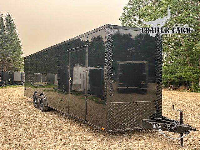 2027 QUALITY CARGO 8.5X24 ENCLOSED TRAILER W/EXTRA HEIGHT BLACKOUT PACKAGE ESCAPE DOOR
